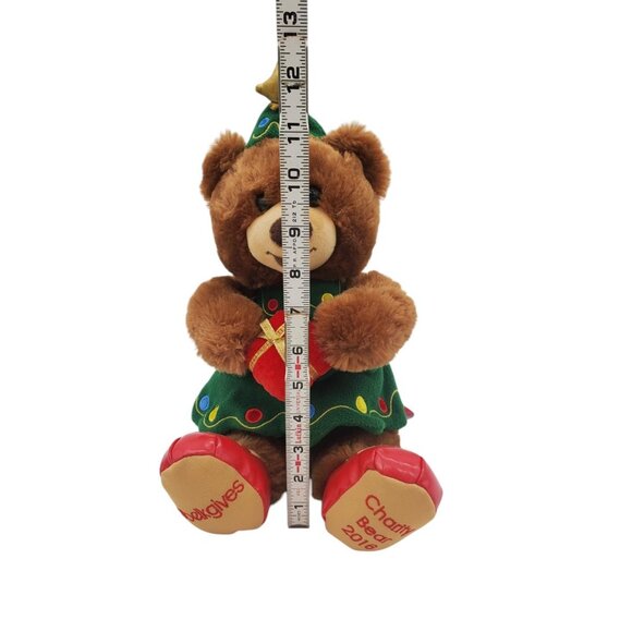 Rare Hard to Find Colletable Belk Gives 2016 Charity Bear Plush Toy Brown Red - Picture 7 of 7